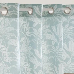 Rideau polycoton (140 x 240 cm) Hera Bleu