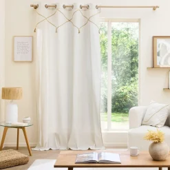 Rideau polycoton (140 x 240 cm) Lacia Beige