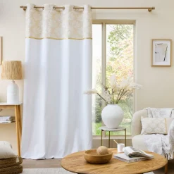 Rideau polycoton (140 x 240 cm) Majestia Beige