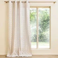 Rideau polycoton (140 x 240 cm) Saharis Beige