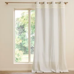 Rideau polycoton (140 x 240 cm) Vertis Beige