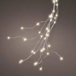 Rideau pour sapin H1,80 m 408 Micro LED Flashing light Blanc chaud