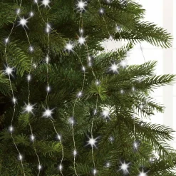 Rideau pour sapin H1,80 m 408 Micro LED Flashing light Blanc froid