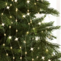 Rideau pour sapin H2,40 m 832 Micro LED Flashing light Blanc chaud