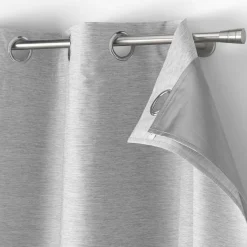 Rideau thermique doublure amovible (140 x 260 cm) Coverline Gris clair