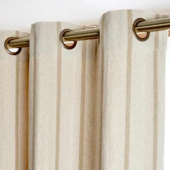 Rideau toile de coton (135 x 260 cm) Ocealys Beige