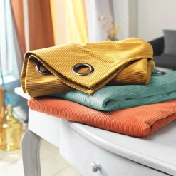 Rideau velours (140 x 260 cm) Casual Vert sauge