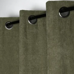 Rideau velours (140 x 260 cm) Dandy Vert kaki