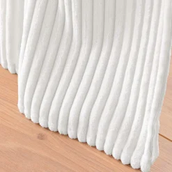 Rideau velours relief (140 x 260 cm) Nils Blanc