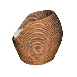 Salon de jardin en rotin 5 places Trinidad Naturel beige