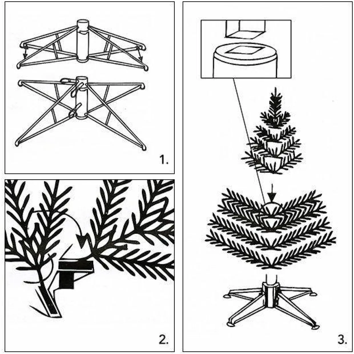 Sapin artificiel de Noël (H240 cm) Edmonton Vert sapin