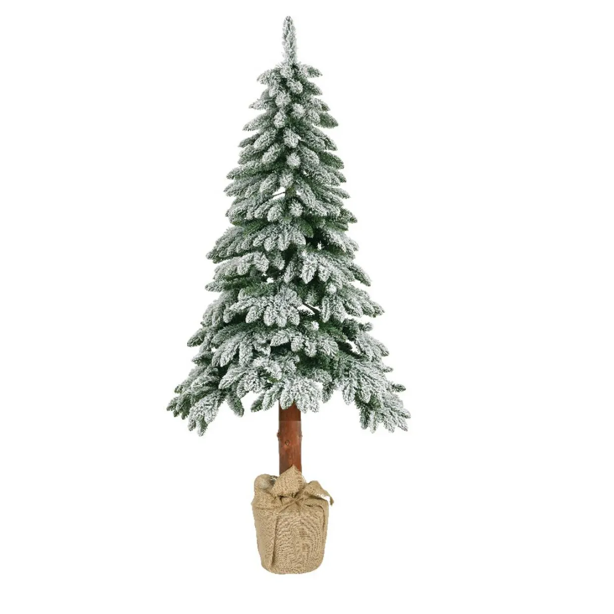 Sapin artificiel de Noël (H270 cm) Tora Vert enneigé