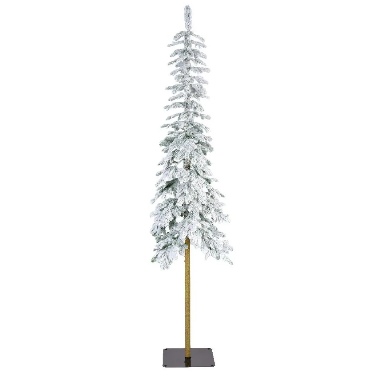 Sapin artificiel de Noël (H240 cm) Sierra Vert enneigé