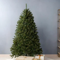 Sapin artificiel de Noël (H240 cm) Stockholm Vert finition perlée