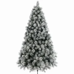 Sapin artificiel de Noël (H180 cm) Edmonton Vert enneigé