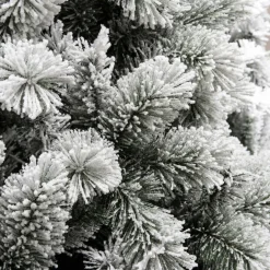 Sapin artificiel de Noël (H150 cm) Edmonton Vert enneigé