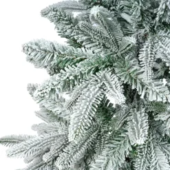 Sapin artificiel de Noël (H240 cm) Glockner Vert enneigé