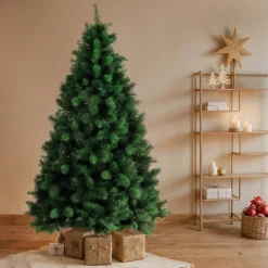 Sapin artificiel de Noël (H210 cm) Edmonton Vert sapin