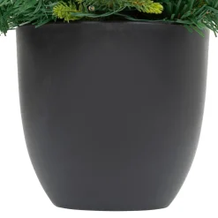 Sapin artificiel de Noël lumineux (H42 cm) Baies et pomme de pin