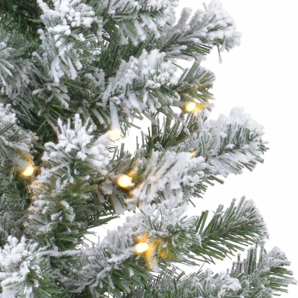 Sapin artificiel de table pré-illuminé (H60 cm) Royal Vert enneigé