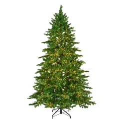 Sapin de Noël artificiel lumineux 4000 LED (H210 cm) Caucasia Nordmann Vert sapin