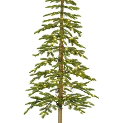 Sapin de Noël artificiel lumineux 200 LED (H210 cm) Sierra Vert sapin