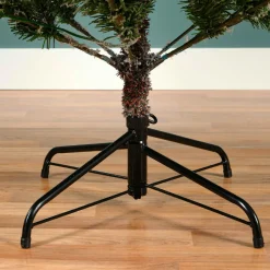 Sapin de Noël artificiel lumineux 320 LED (H180 cm) Allix Vert enneigé