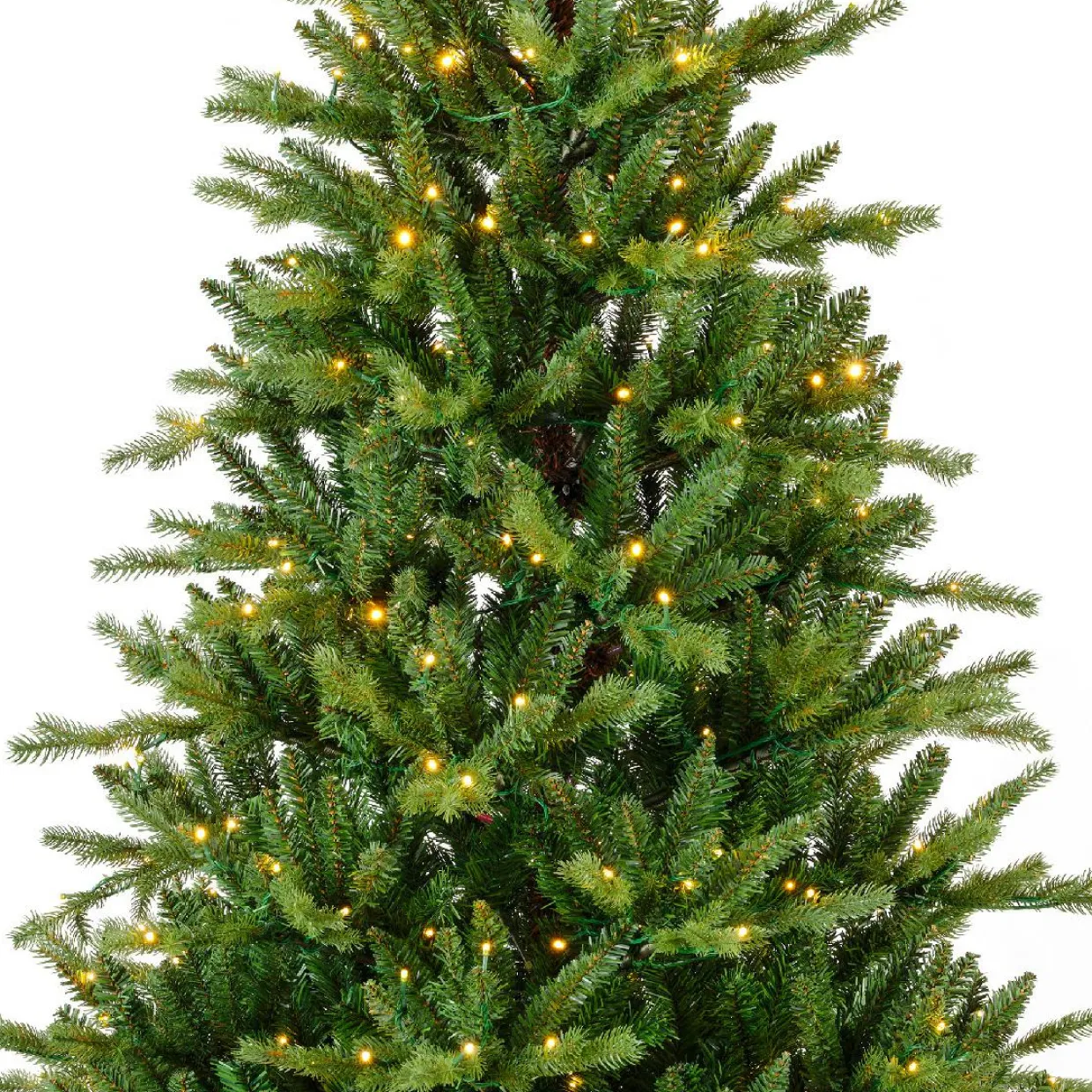 Sapin de Noël artificiel lumineux 740 LED (H270 cm) Allix Vert sapin
