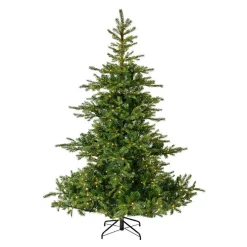Sapin de Noël artificiel lumineux 250 LED (H150 cm) Glorious Vert sapin