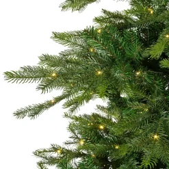 Sapin de Noël artificiel lumineux 250 LED (H150 cm) Glorious Vert sapin