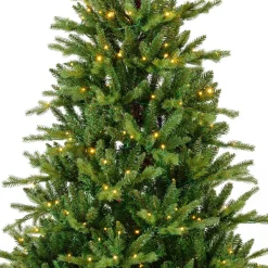 Sapin de Noël artificiel lumineux 560 LED (H240 cm) Allix Vert sapin