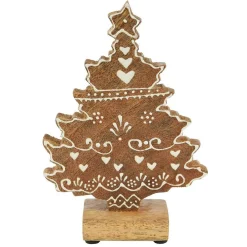 Sapin de Noël en bois à poser (H17 cm) Swiss Naturel