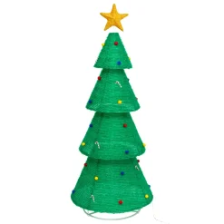 Sapin de Noël lumineux 200 LED (H188 cm) Grande étoile Blanc froid