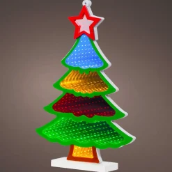 Sapin de Noël lumineux 180 LED (H32 cm) Infinity Multicolore