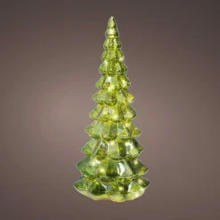 Sapin de Noël lumineux à piles 20 LED (H32 cm) Eternel Vert