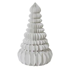 Sapin Géant papier à poser (H160 cm) Fermeture Magnétique Blanc