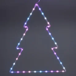 Sapin lumineux néon 41 LED H60 cm Noël Multicolore