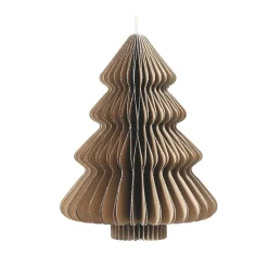 Sapin papier à suspendre (H40 cm) Fermeture Magnétique Brun