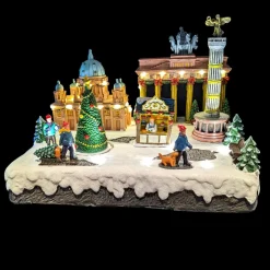 Scène de vie illuminée et musicale Berlin