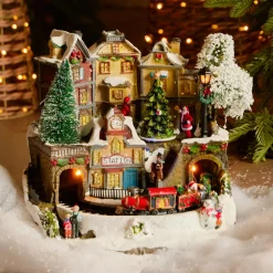 Scène de vie illuminée Lausanne city