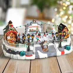 Scène de vie illuminée Piste de patin Aspen