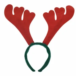 Serre-tête Renne Rouge rouge et vert