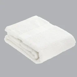 Serviette de bain coton (50 x 90 cm) Timeless Blanche