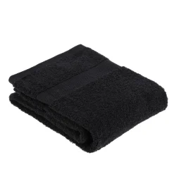 Serviette de bain coton (50 x 90 cm) Timeless Noire