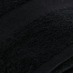 Serviette de bain coton (90 x 150 cm) Timeless Noire
