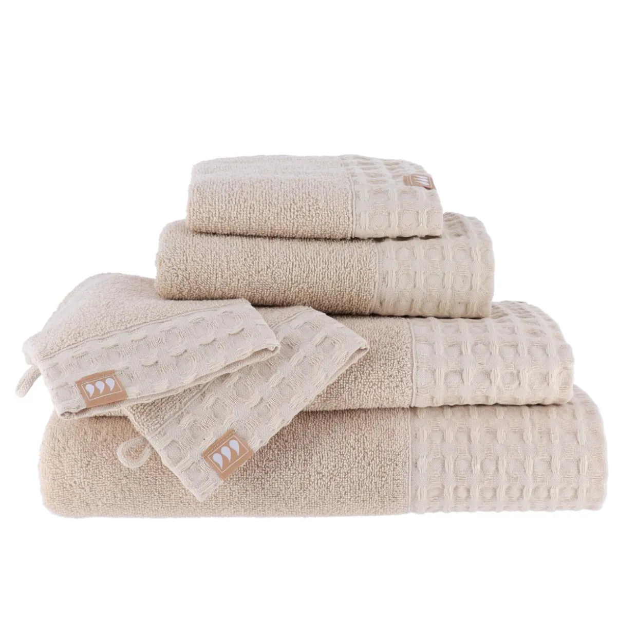 Serviette de bain coton (30 x 50 cm) Season Color Beige