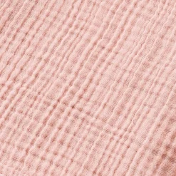 Serviette de bain gaze de coton (50 x 90 cm) Gaïa Rose pêche