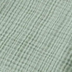 Serviette de bain gaze de coton (50 x 90 cm) Gaïa Vert eucalyptus