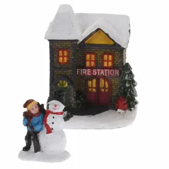 Set complet village illuminé à piles Oslo