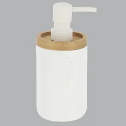 Set d'accessoires salle de bain Purebamboo Blanc